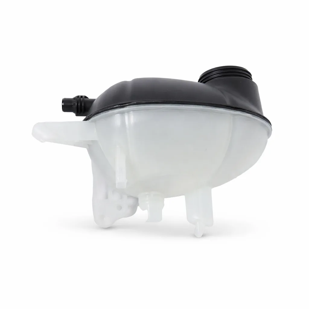 Mercedes Benz coolant expansion tank replacement plastic engine coolant reservoir for compatible Mercedes models from M & B Parts South Africa