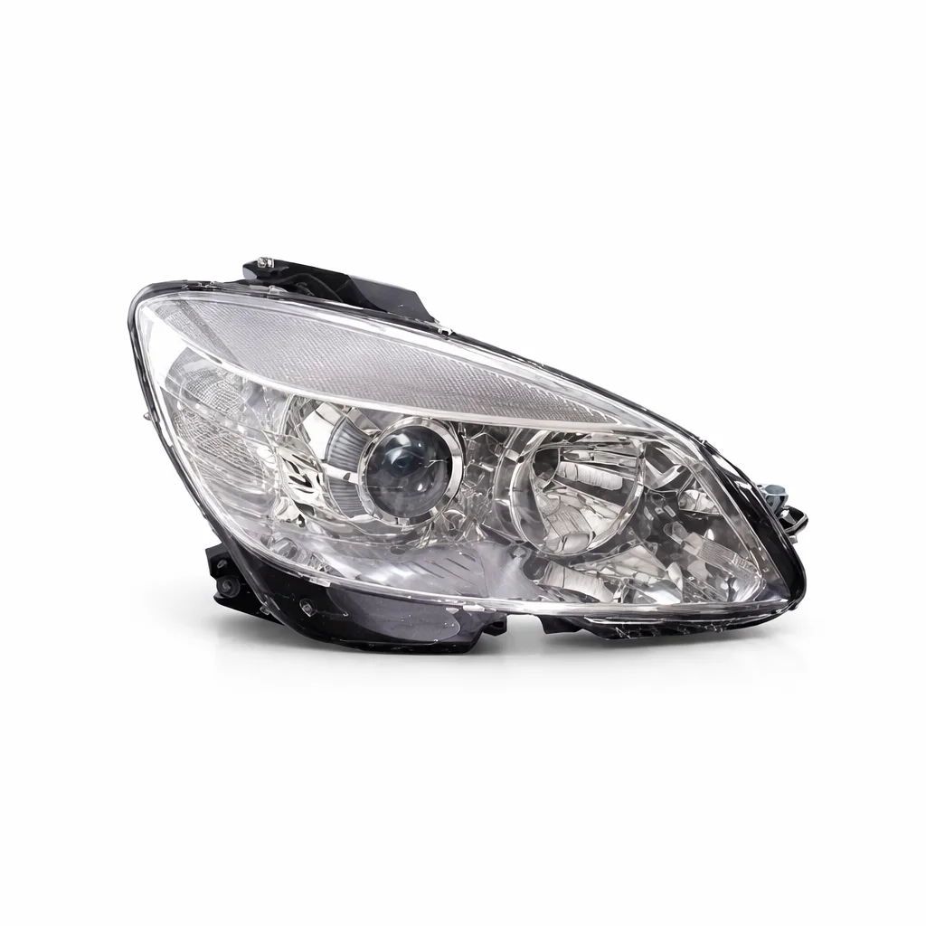Headlight - W204 / C Class - Non Xenon - Chrome - Preface - Right 07-10