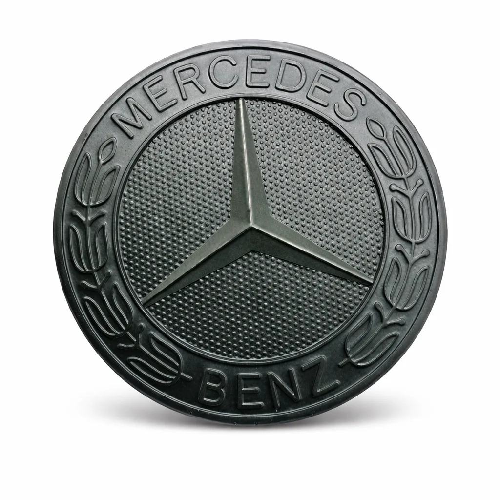 Mercedes Benz - Flat Bonnet Badge - Black - Matt