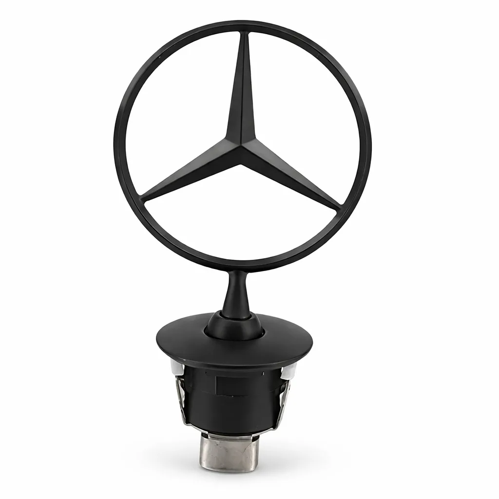 Mercedes Benz - Bonnet Badge - Stand Up - Black