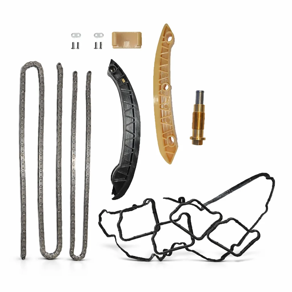 "Mercedes Benz timing chain kit with chains guides tensioner and gasket set replacement engine timing components for compatible Mercedes models from M & B Parts South Africa