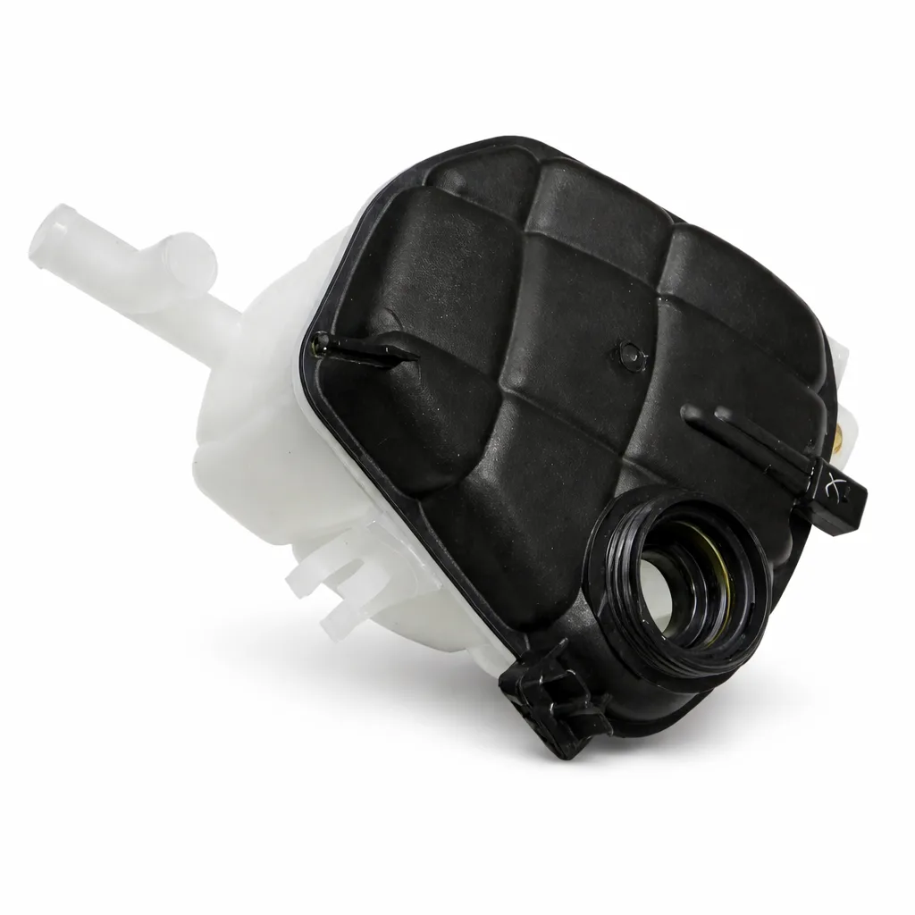 Mercedes Benz coolant expansion tank replacement plastic engine coolant reservoir for compatible Mercedes models from M & B Parts South Africa