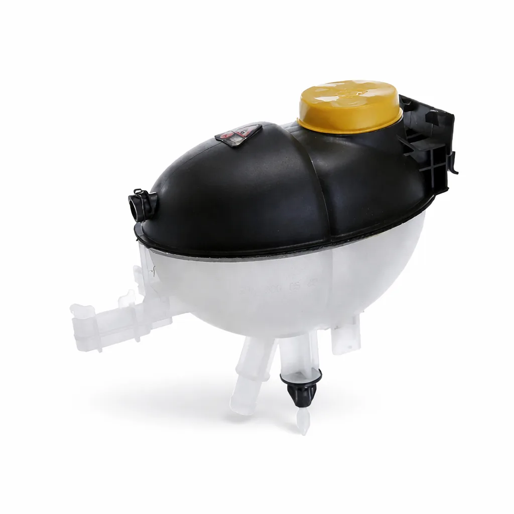 Mercedes Benz coolant expansion tank replacement engine coolant reservoir with cap for compatible Mercedes models from M & B Parts South Africa