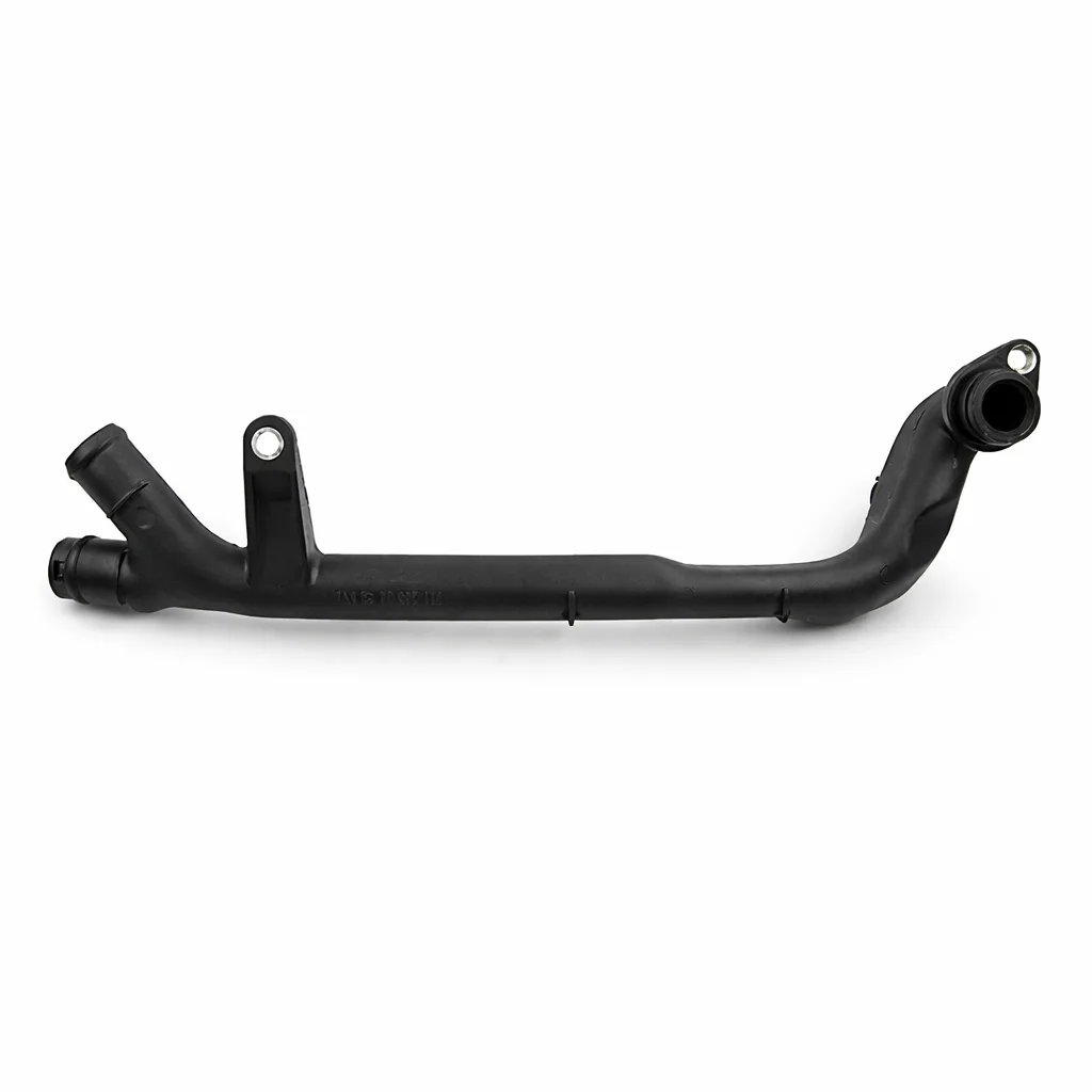 Mercedes Benz engine coolant pipe replacement plastic cooling system hose tube for compatible Mercedes models from M & B Parts South Africa