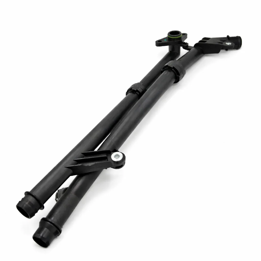 Mercedes Benz engine coolant pipe set twin plastic cooling system pipes replacement hoses for compatible Mercedes models from M & B Parts South Africa