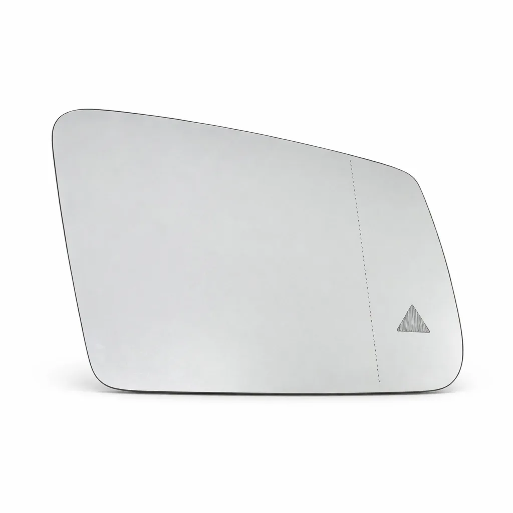 Side Mirror Glass - With Blind Spot - Right - A,B,C,E,CLA,CLS,S,ML,GL / W176,W246,W204,W212,W207,W117,W218