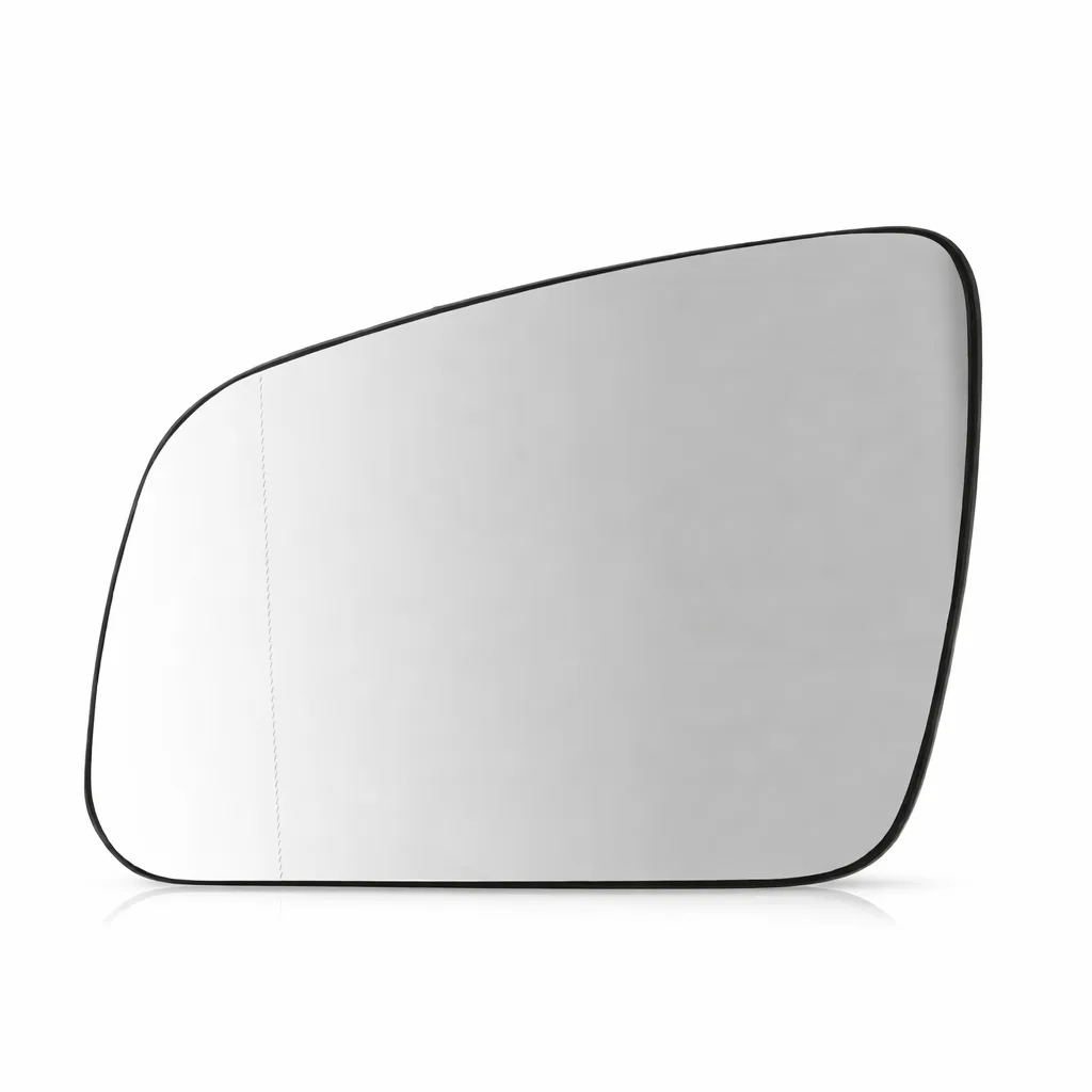 Side Mirror Glass - Without Blind Spot - Left - Mercedes Benz - C Class / W204 07-10