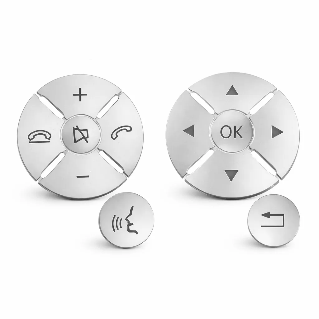 Steering Wheel Button Trim Cover Repair Kit - Round