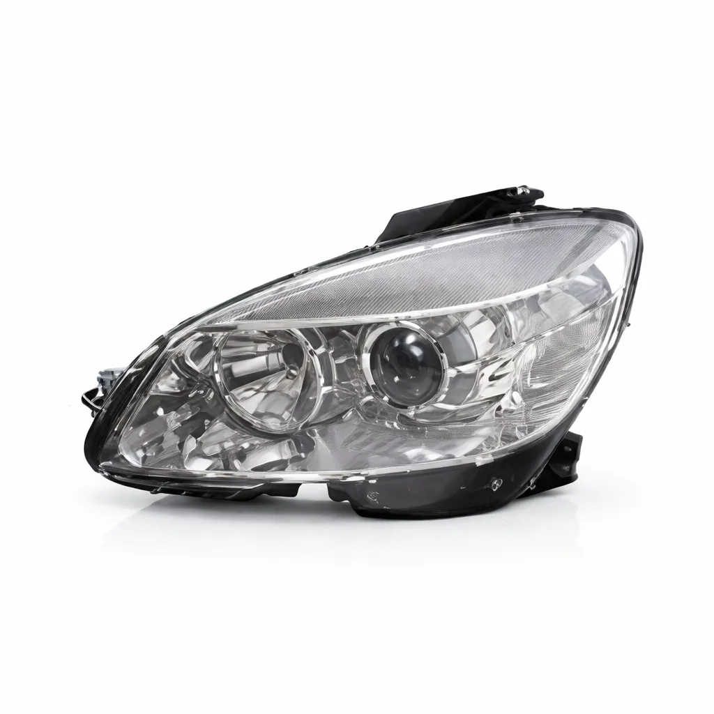 Headlight - W204 / C Class - Non Xenon - Chrome - Preface - Left 07-10
