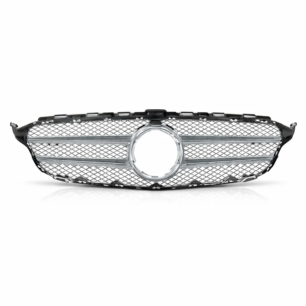 W205 C-Class Sports Pack Grille Black 14-18
