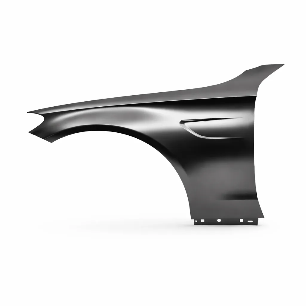 Fender - Aluminum - AMG - Left - Mercedes Benz - C-Class W205 14-20