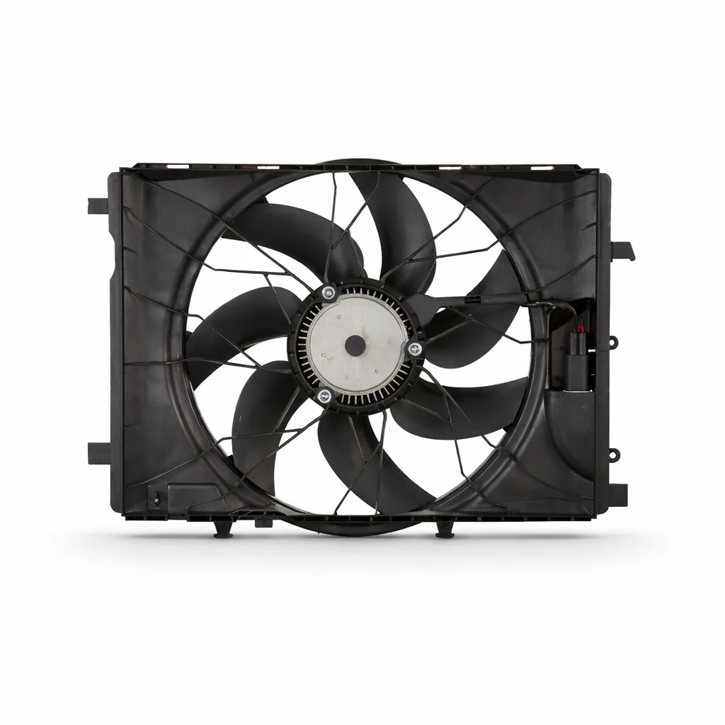 Mercedes Benz radiator cooling fan assembly replacement electric engine fan unit for compatible Mercedes models from M & B Parts South Africa