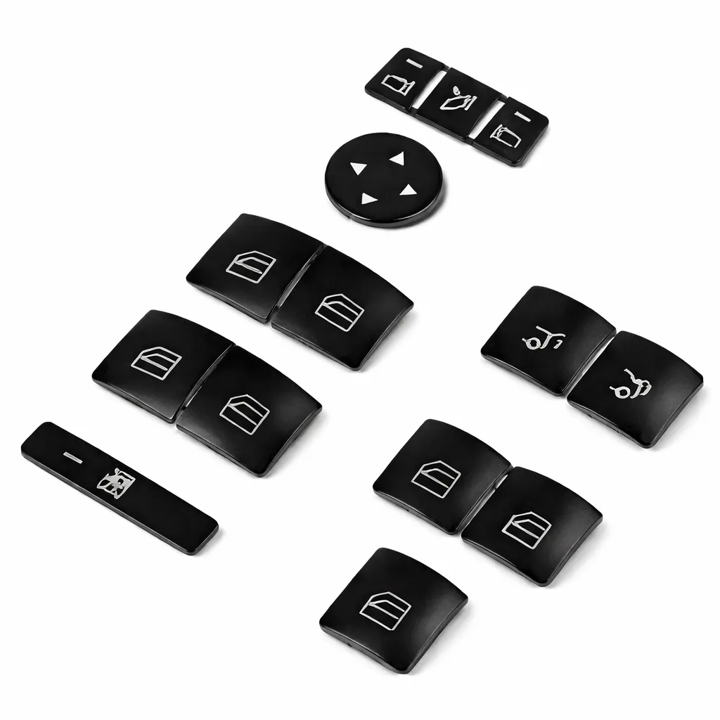 Window Switch Button cover Trim Repair Kit - W204/W212/W166/W176/W117/W246 - A/B/C/E/CLA Class